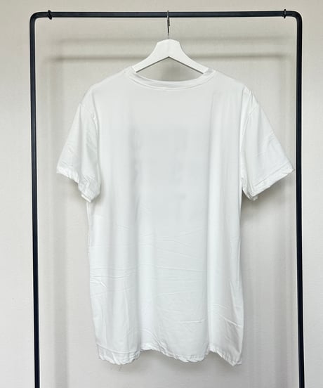 フロントロゴプリントTシャツ(ホワイト)