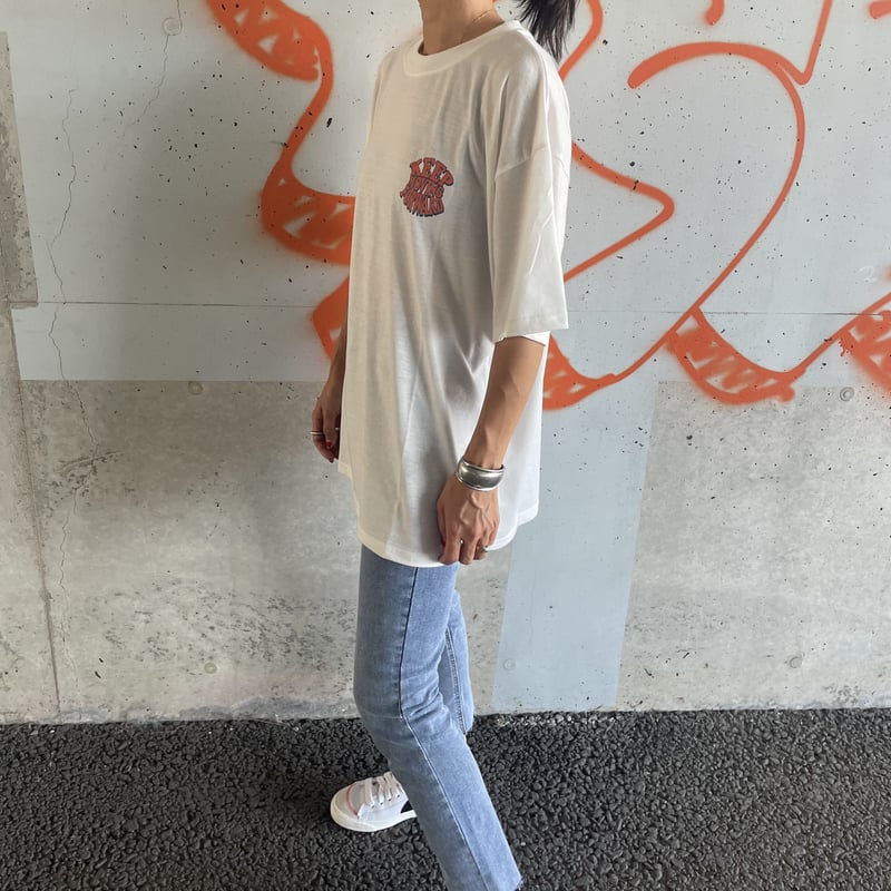 発砲プリントビッグTシャツ(ホワイト) | COPINE 発砲プリントビッグTシャツ(ホワイト) | COPINE