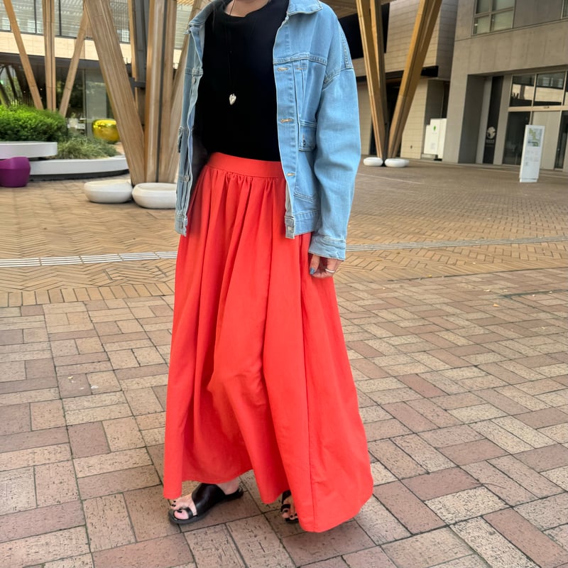 MARNI ピンク ギャザースカート 楽天市場】【SALE】【SALE】DONEEYU(ドニーユ) クリアサテン