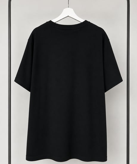 モノクロフォトプリントTシャツ(ブラック)