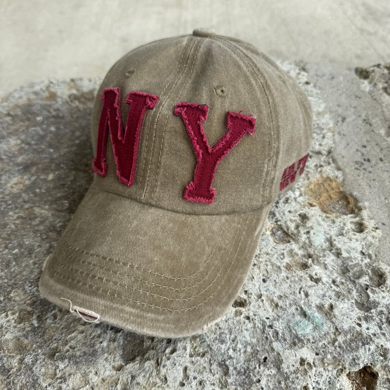 NY刺繍ダメージキャップ(4color) | COPINE