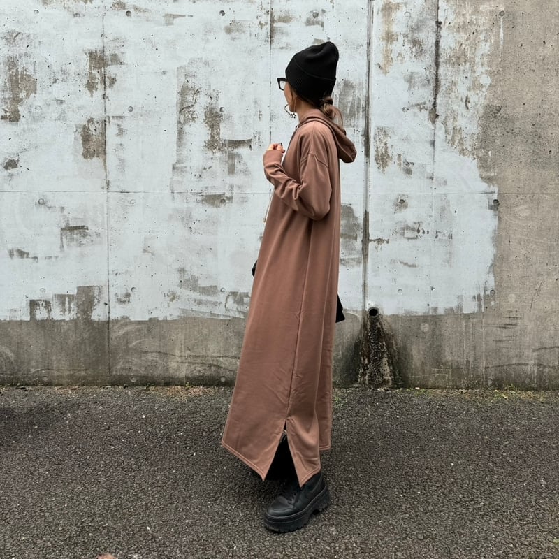パーカーロングワンピース | COPINE