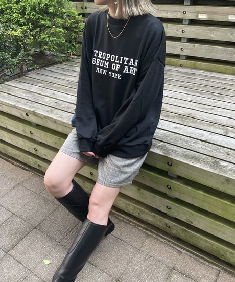 チェック柄ハーフパンツ(2color)