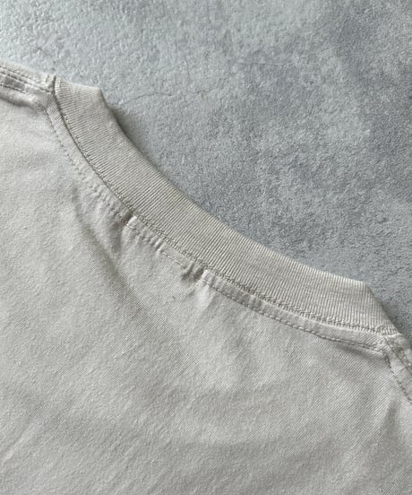 BACKコットンtシャツ(ベージュ)