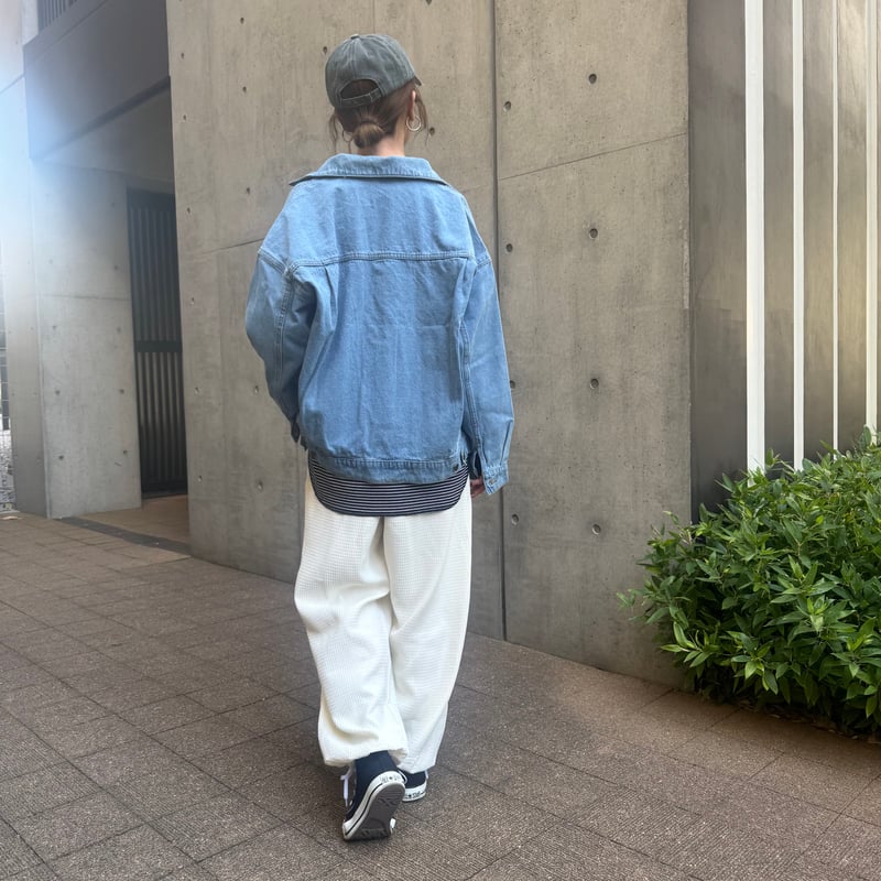 シンプルデニムジャケット (ミディアムウォッシュ/2size) | COPINE