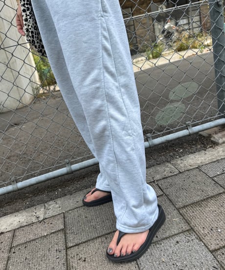 サイド切り替えスウェットパンツ(グレー)