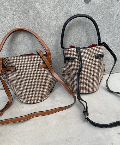 【OUTLET】2wayチェック柄バッグ(2color)