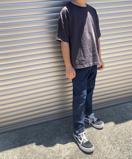 【kids】バック英字&フォトプリントtシャツ(110〜150)