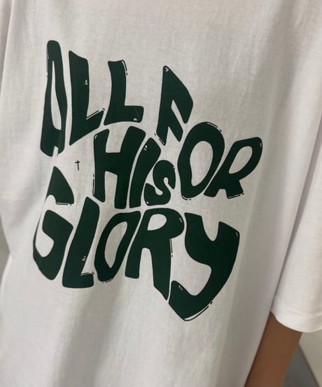 レタリングTシャツ(ホワイト)