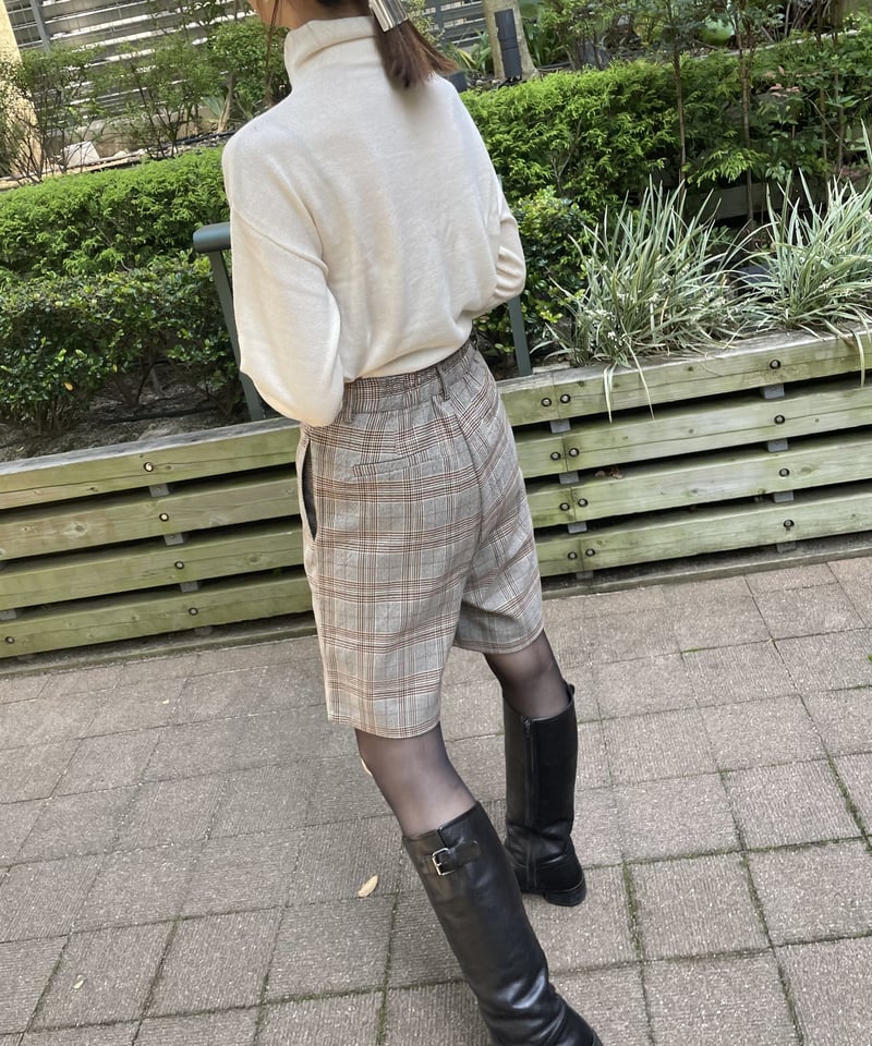 チェック柄ハーフパンツ(2color) | COPINE