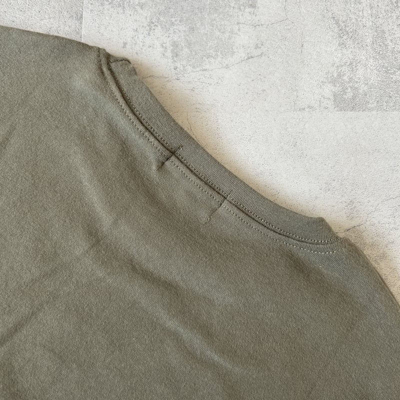 45R Tシャツ カーキ系 Amazon | [FLAG ON CREW] (フラグオンクルー) 半袖 無地Tシャツ