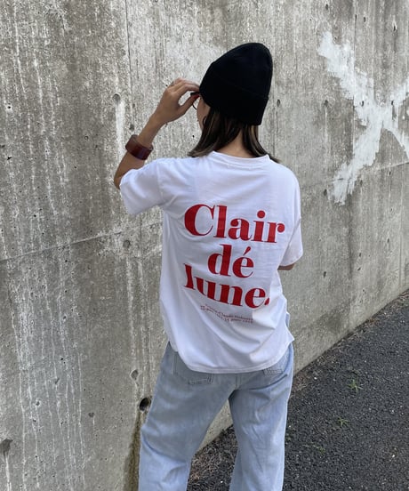 フレンチロゴTシャツ(ホワイト）