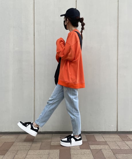 ダメージ加工デニムキャロットパンツ(3size）