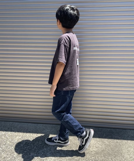 【kids】バック英字&フォトプリントtシャツ(110〜150)