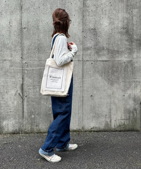 デニムサロペットパンツ（ワンウォッシュ)
