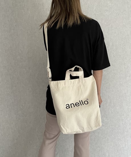 anelloコットンキャンバス 2WAYバッグ(2color)