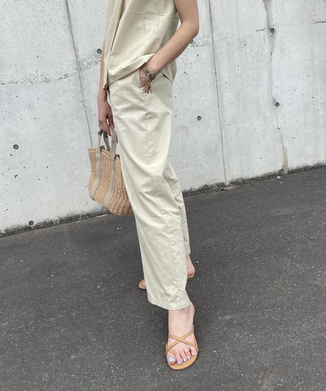 リネンライクパンツ