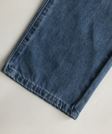 クロスデザインストレートデニムパンツ(2size)