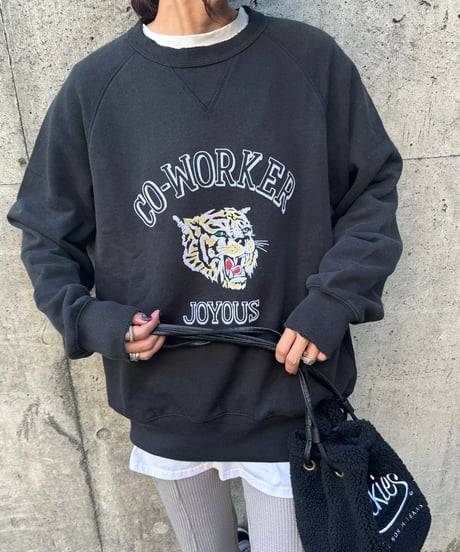 フロントバックTIGERフロッキースウェット