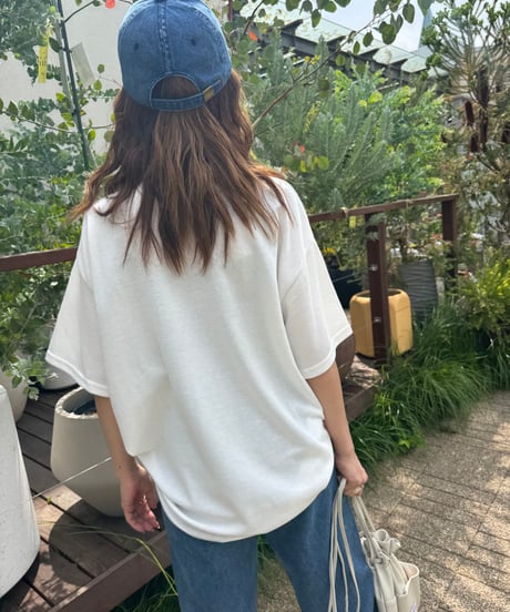 手描き風ハートロゴTシャツ(ホワイト)