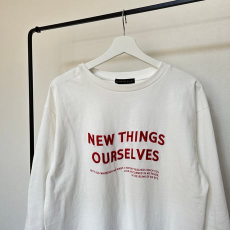 フロント刺繍ロゴロンT