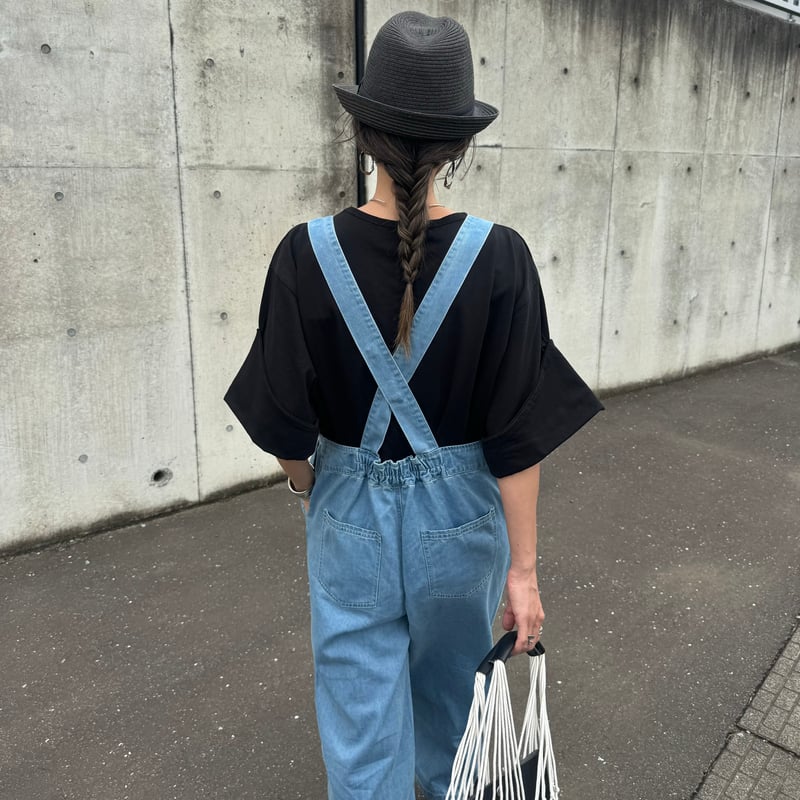 7.5ozデニムサロペット(ライトブルー) | COPINE