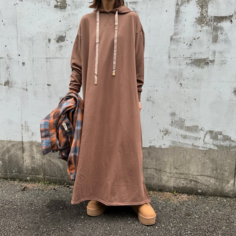 パーカーロングワンピース | COPINE
