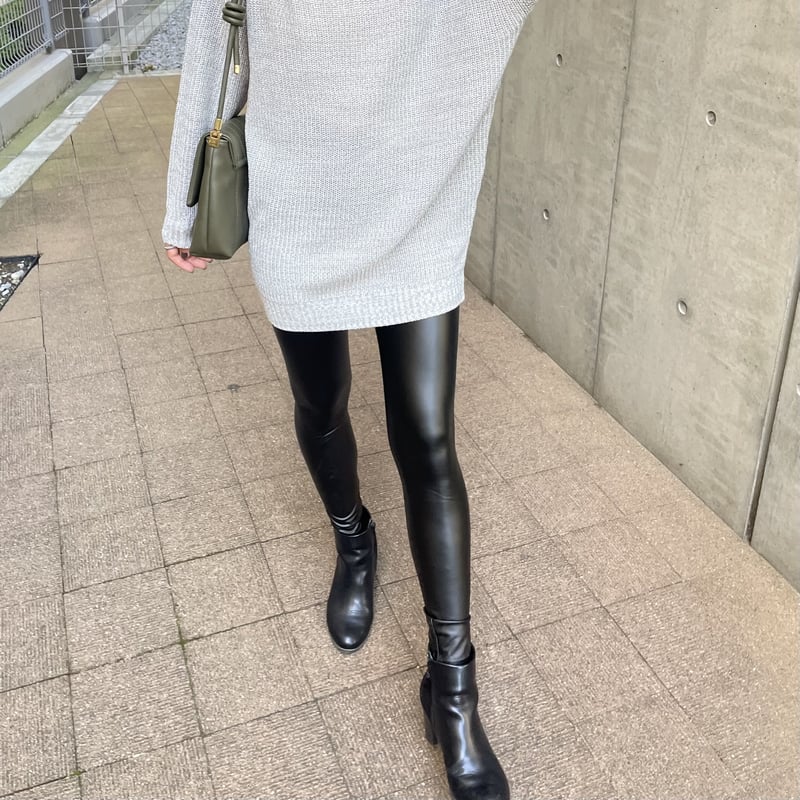 フェイクレザーレギンス（2size） | COPINE