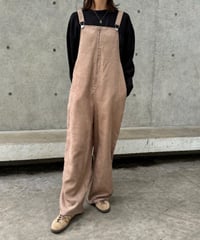 フロントジップサロペット