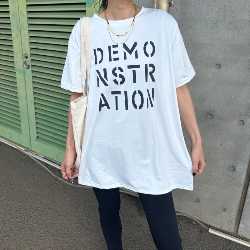 フロントロゴプリントTシャツ(ホワイト) | COPINE フロントロゴプリントTシャツ(ホワイト) | COPINE