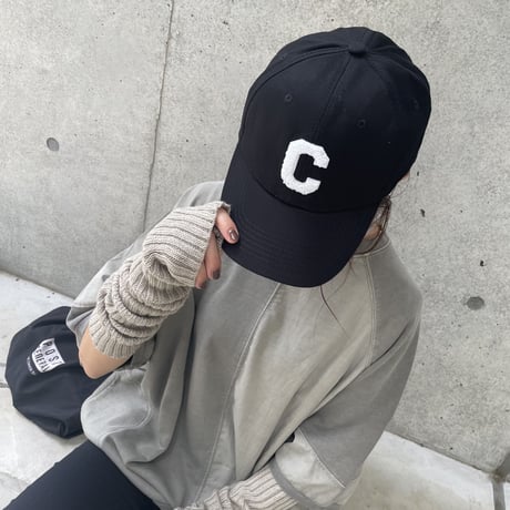 C英字ロゴキャップ(2color)