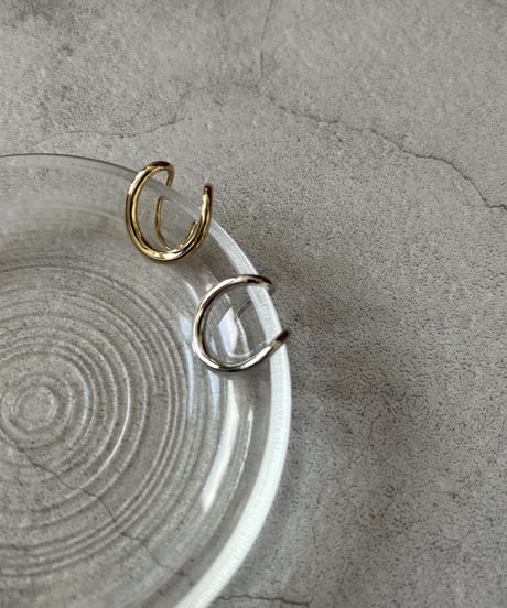 OVAL LINE EARCUFF(2color)