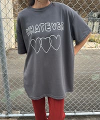 手描き風ハートロゴTシャツ(チャコール)