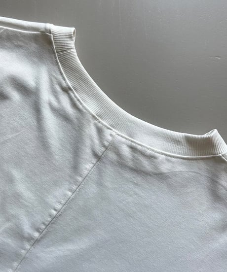 サイドスリットバックロングビッグTシャツ(ホワイト)