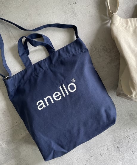 anelloコットンキャンバス 2WAYバッグ(2color)