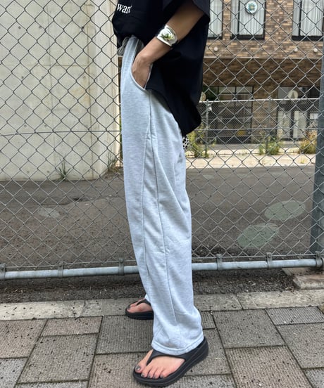 サイド切り替えスウェットパンツ(グレー)