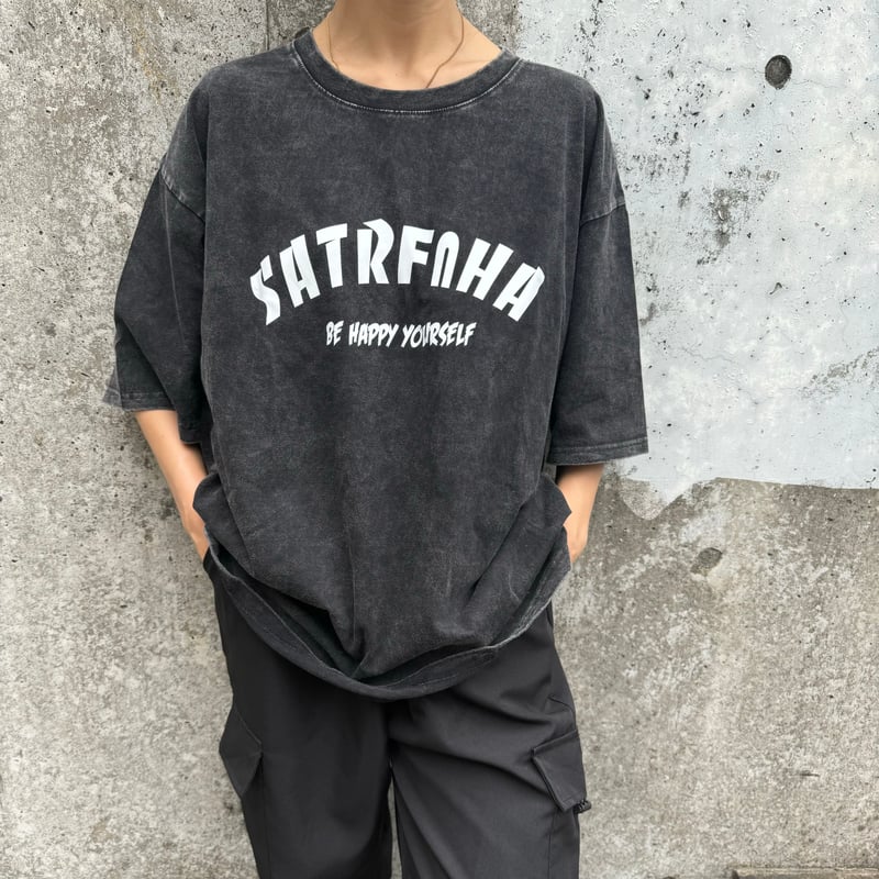 限定価格セール! ウォッシュ加工ロゴTシャツ(ブラック) | COPINE 服&ファッション小物