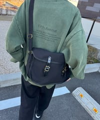 カジュアルキャンバスショルダーバッグ(3color)