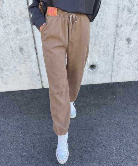 裏起毛コーデュロイパンツ(モカベージュ)