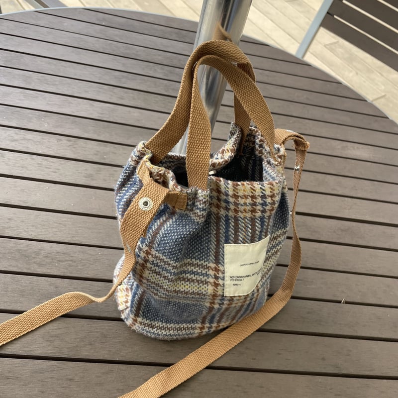 グレンチェック柄2wayミニバッグ | COPINE