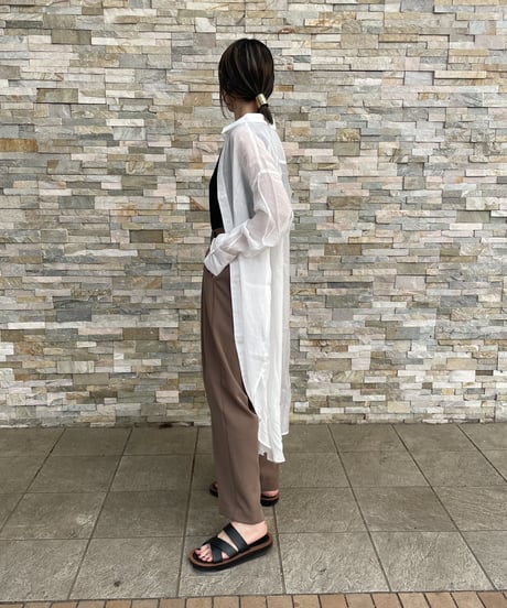 2wayラップストレートロングパンツ