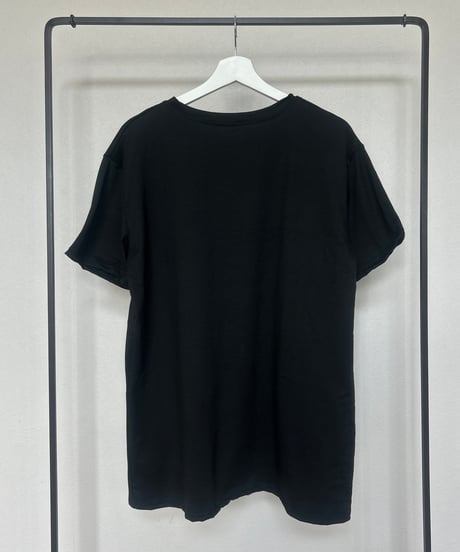 フロントロゴプリントTシャツ(ブラック)