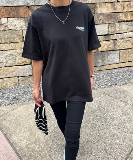 tigerサガラ刺繍Tシャツ(ブラック)