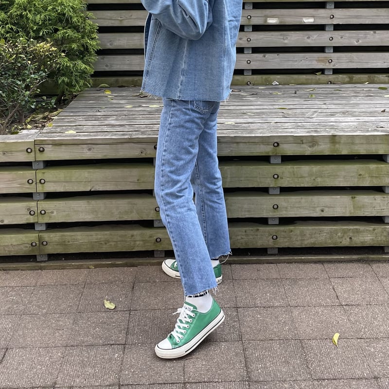 美シルエット！カットオフストレートデニム(2size) | COPINE