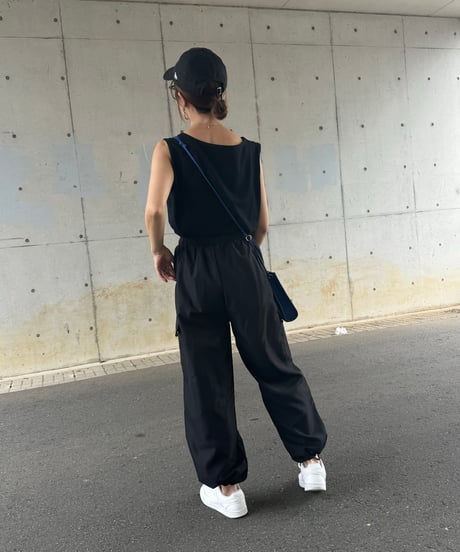 ミリタリーカーゴパンツ(ブラック)