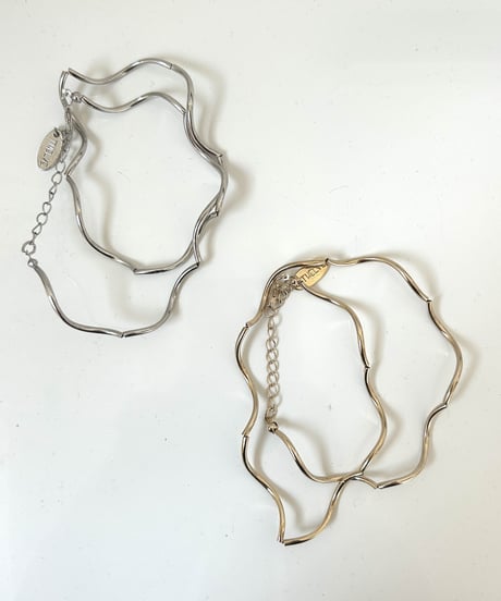 2wayウェーブネックレス(2color)