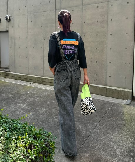デニムワイドオーバーオール