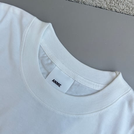 発泡ロゴプリントビッグtシャツ (オフホワイト)