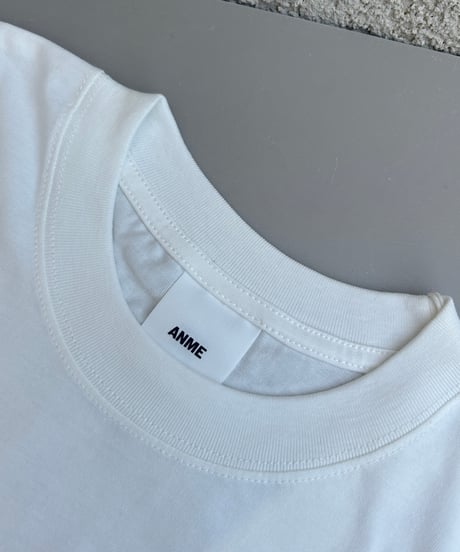 発泡ロゴプリントビッグtシャツ (オフホワイト)