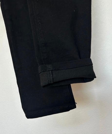 スーパーストレッチスキニーブラックパンツ (3size)
